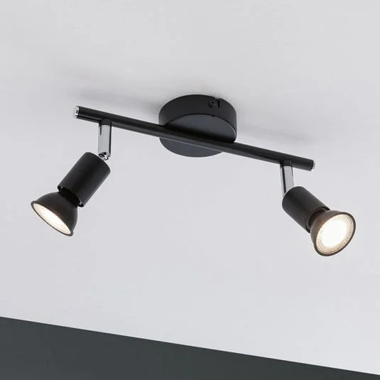 Paulmann Carolina foco de techo, 2 luces IP44
