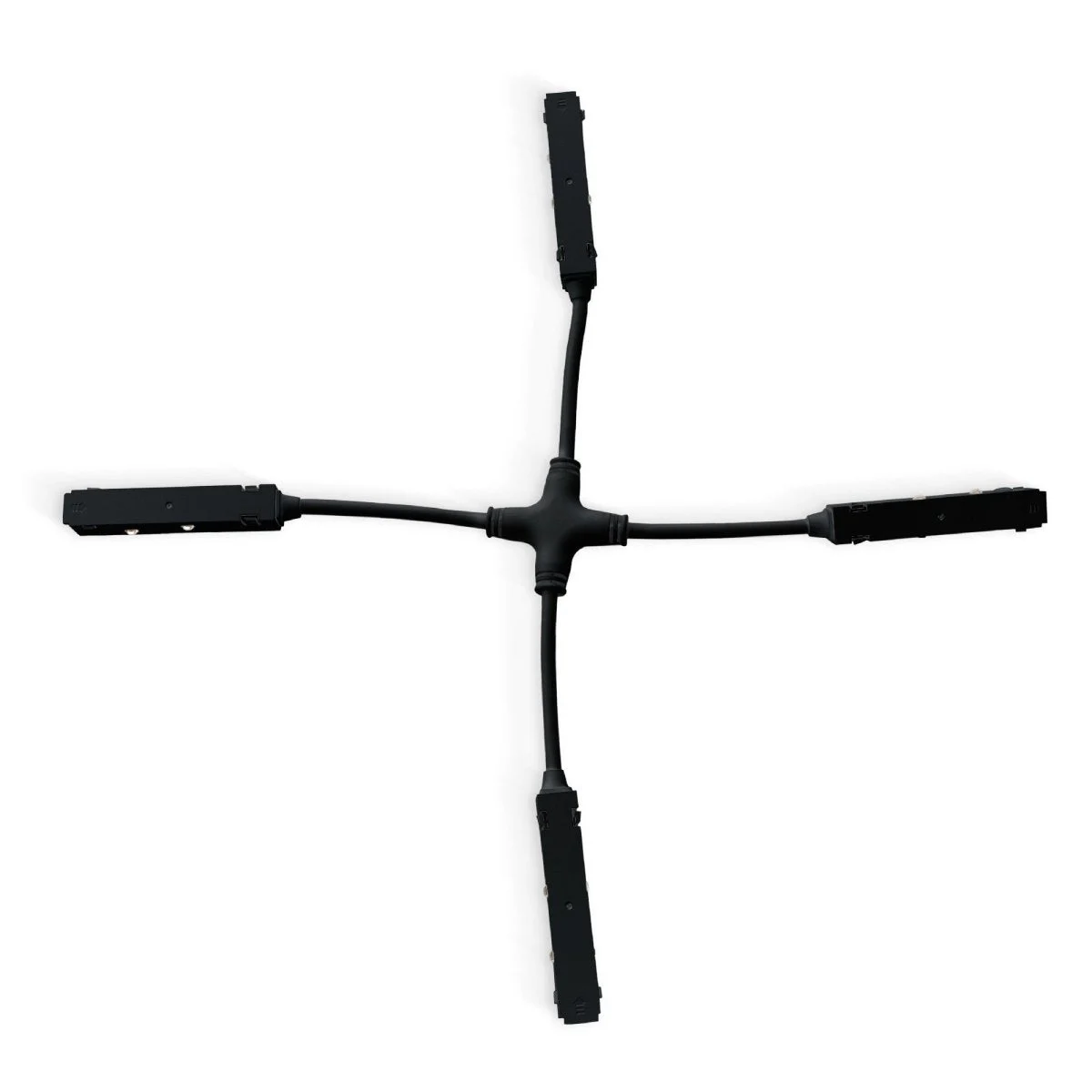 Conector en X para carriles magnéticos 20mm