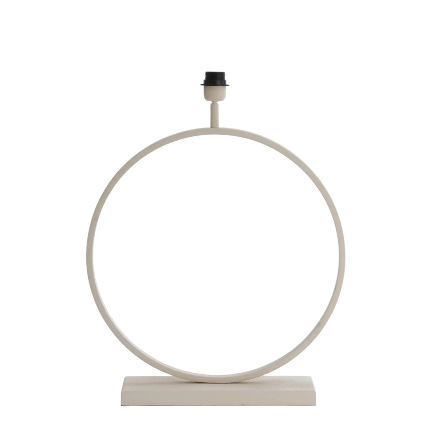 Base de lámpara moderna redonda blanca Light & Living Liva