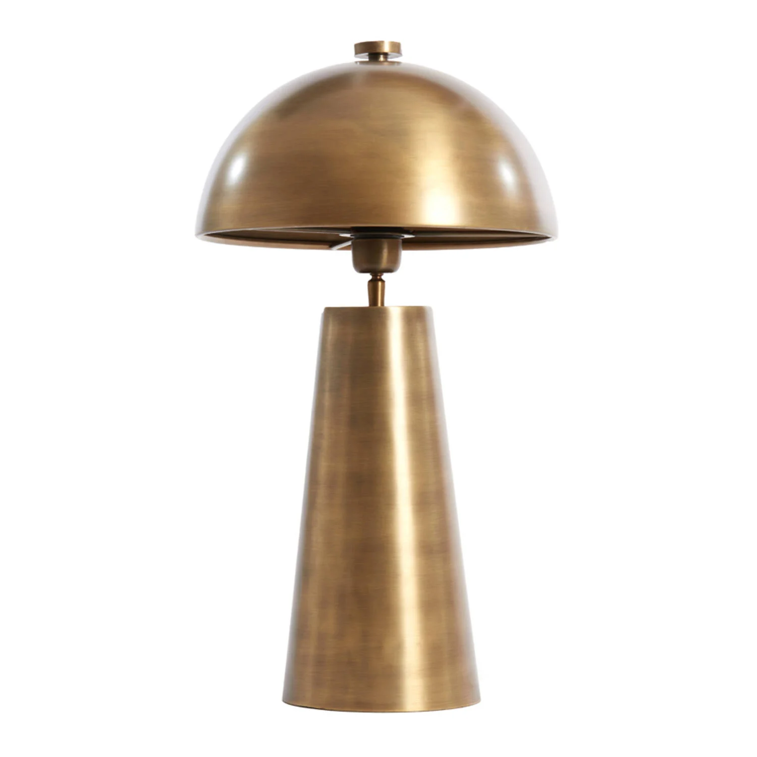 Lámpara de mesa dorada Light & Living Dita con pantalla moderna