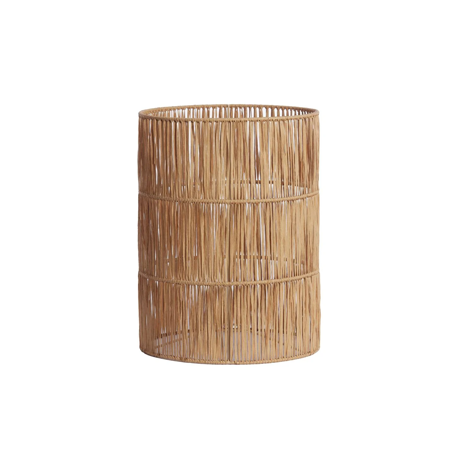 Pantalla de lámpara de ratán cilindro Light & Living Lanzano
