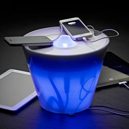 Lámpara de mesa LED MultiPot+ multifuncional