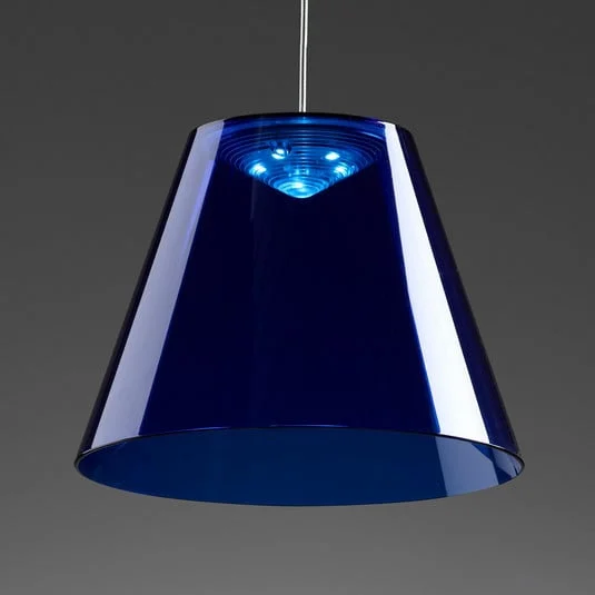 Rotaliana Dina - lámpara colgante LED azul