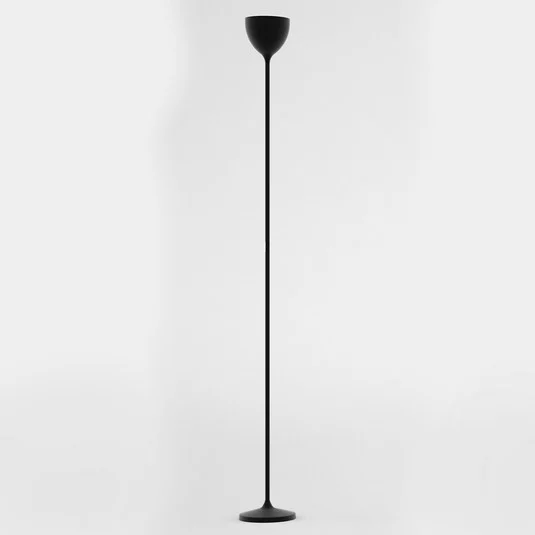 Lámpara de pie LED Rotaliana Drink, negro mate
