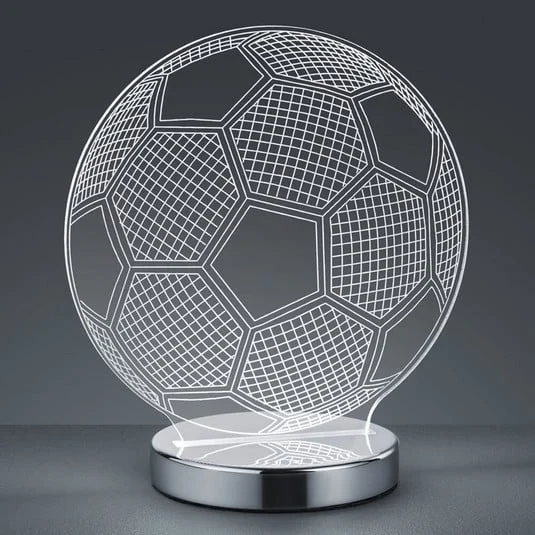 Lámpara mesa Ball holograma 3D color luz ajustable