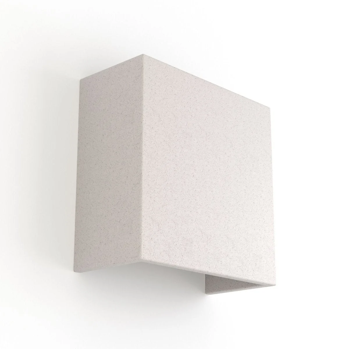 Aplique de pared concreto "Scuad" - Cuadrado - Up & down - 1 x G9