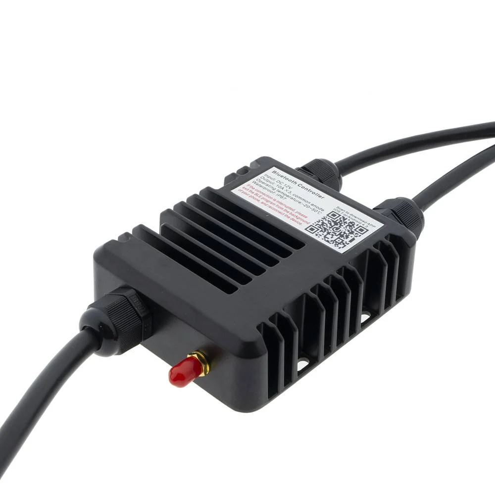 Controlador LED RGB por Bluetooth estanco IP68 12/24V