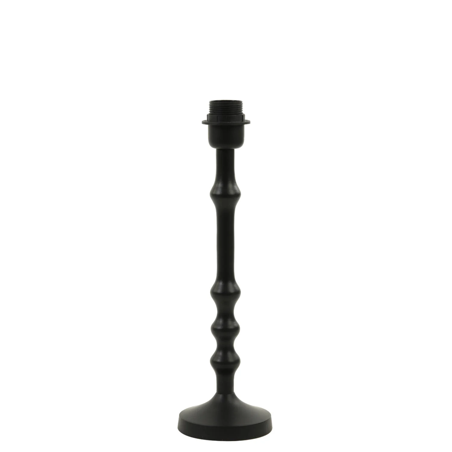 Soporte de lámpara en forma de vela negra Light & Living Semut