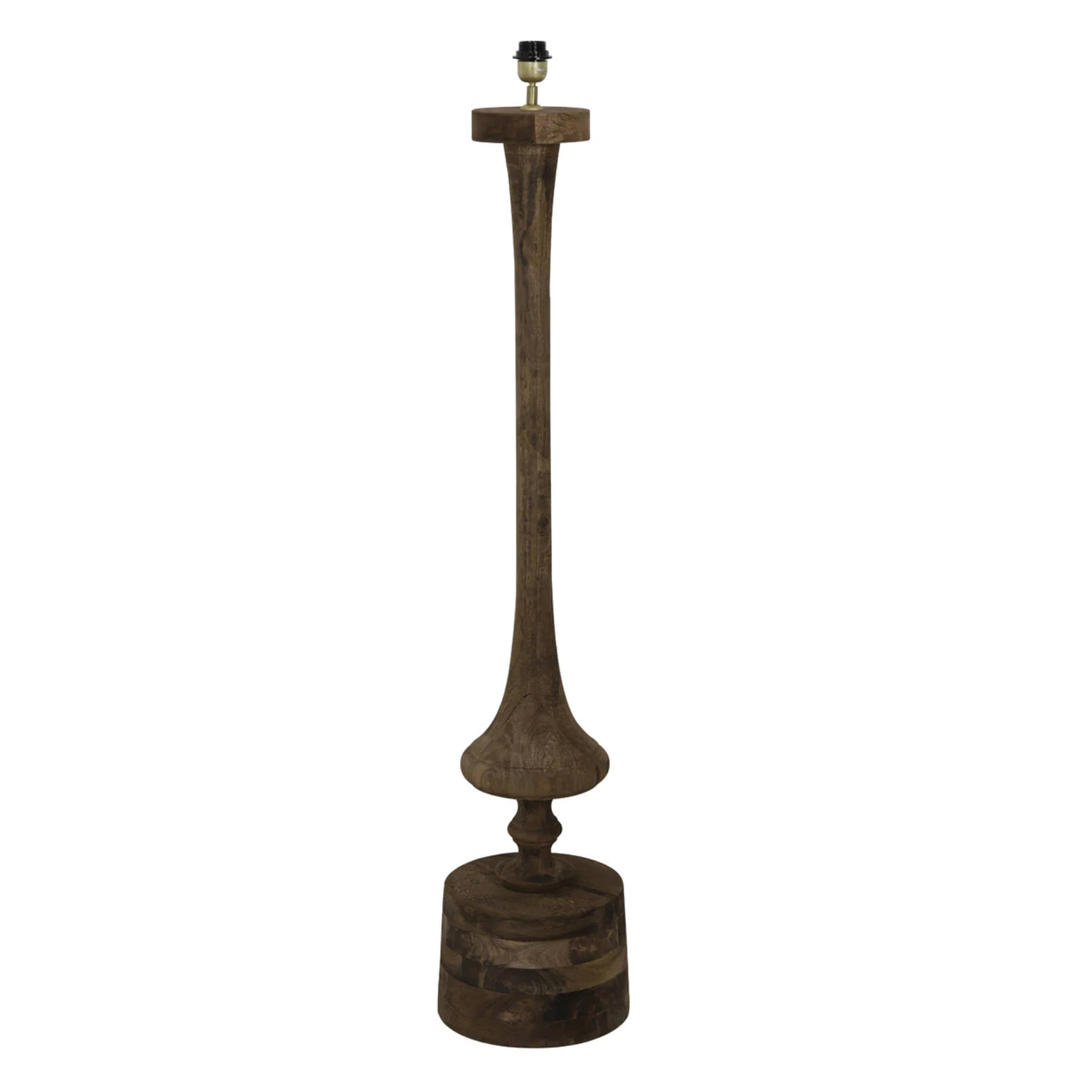 Base de lámpara clásica de madera Light & Living Ronin