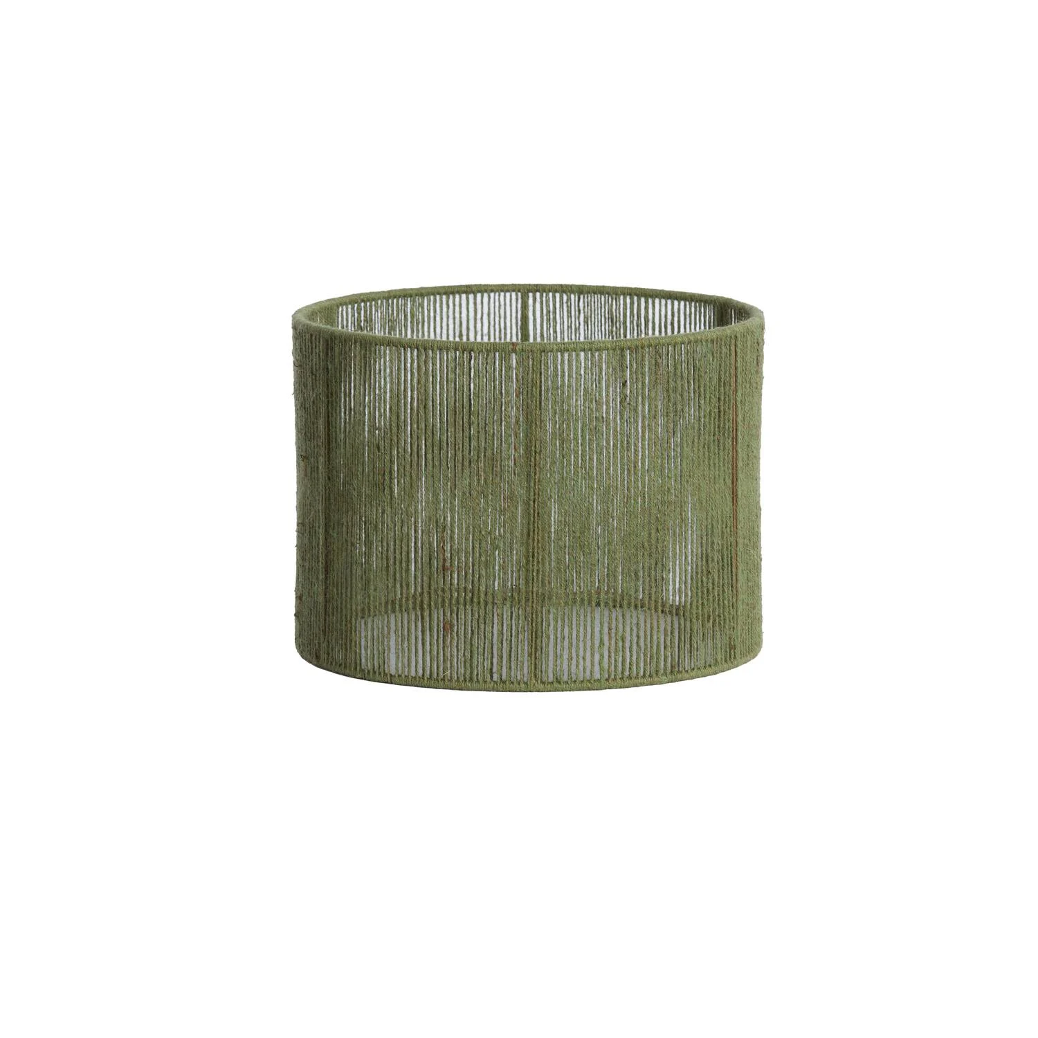 Pantalla de lámpara cilíndrica verde Light & Living Tossa
