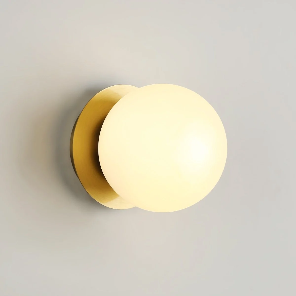 Aplique de pared bola cristal "ARCE" - E27 - Ø 15cm