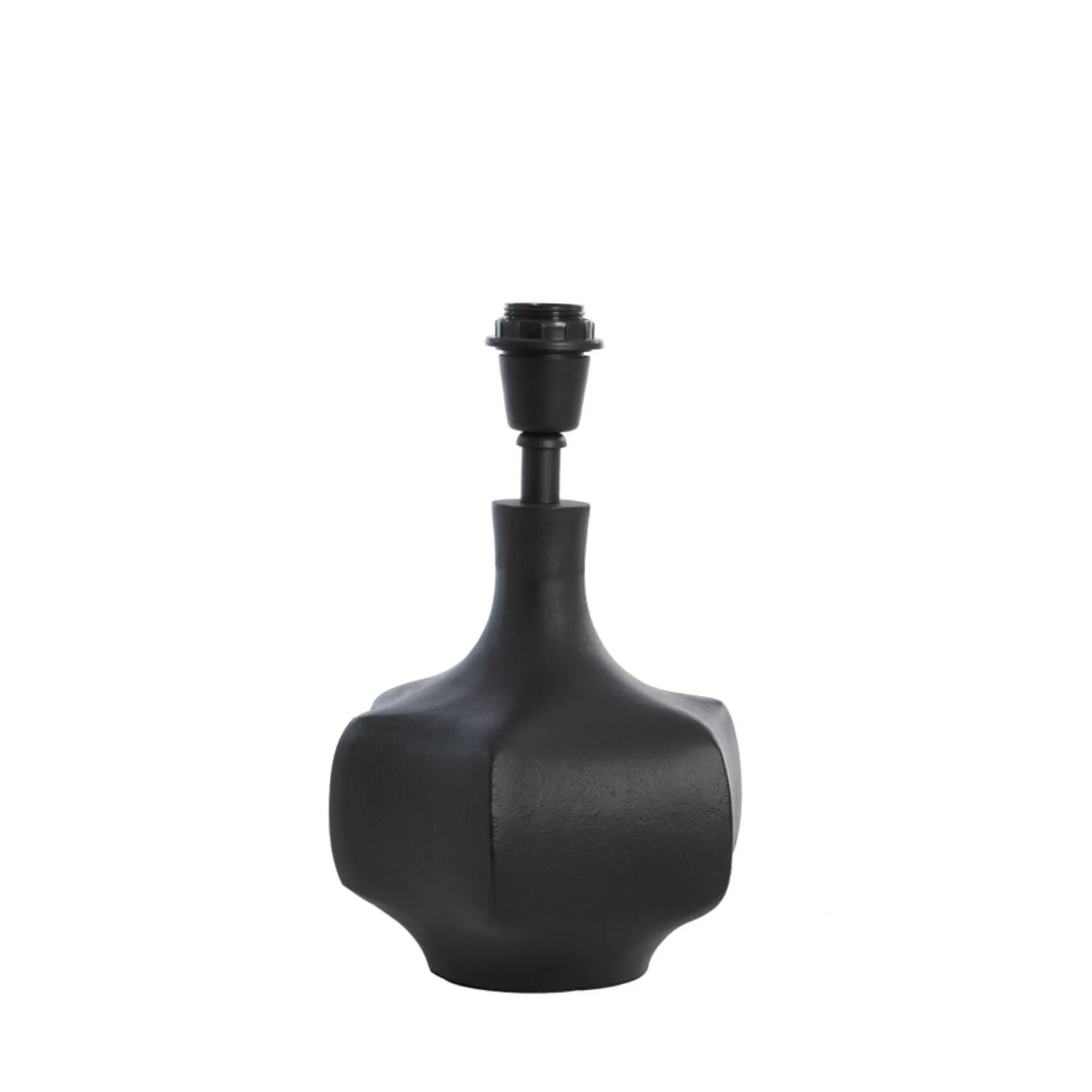 Lámpara de mesa negra moderna Light & Living Barril