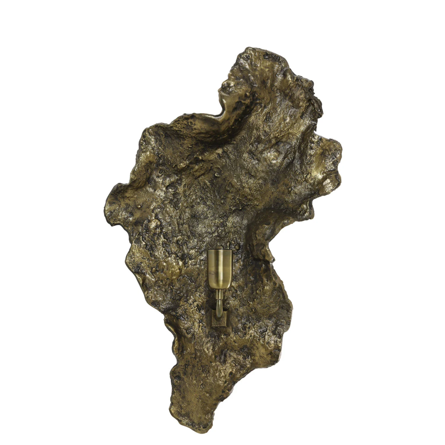 Aplique de pared escultural dorado Light & Living Sidomi