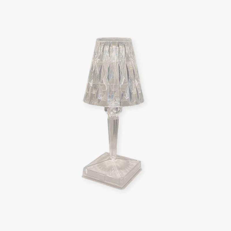 Kristy Moderna Minimalista Cristal Lámpara de Mesa Transparente