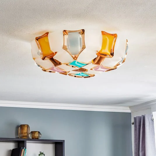 Plafón Slamp Mida, 50 cm, multicolor