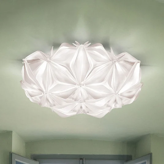 Slamp La Vie M plafón, anchura 47 cm, blanco