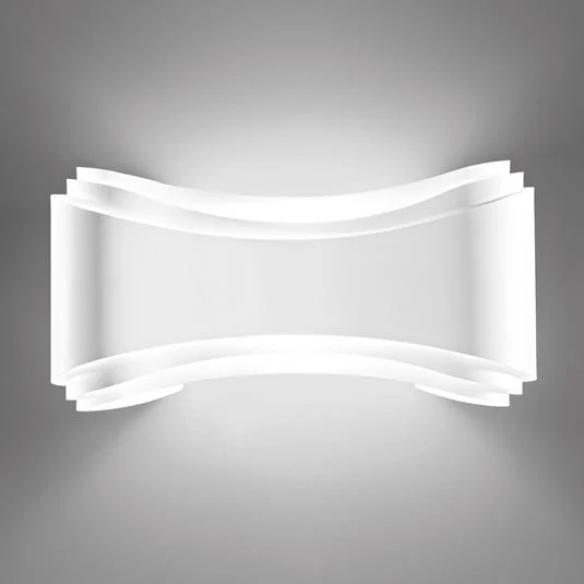 Aplique LED de diseño Ionica en blanco