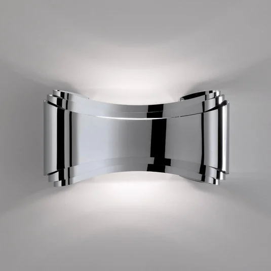 Aplique LED Ionica de acero, cromo