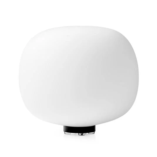 Lámpara de mesa Bombo, esmerilado alto 18cm Ø 19cm
