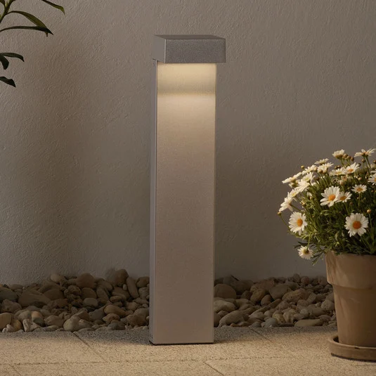 Bolardo luminoso LED Mimik 10 Postes 600 gris 3.000K