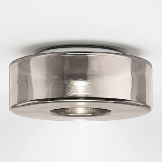 serien.lighting Curling M Techo 2700 K Vidrio plateado