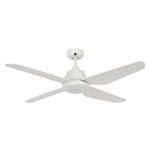 Faro LED ventilador de techo Aria blanco silencioso 122 cm