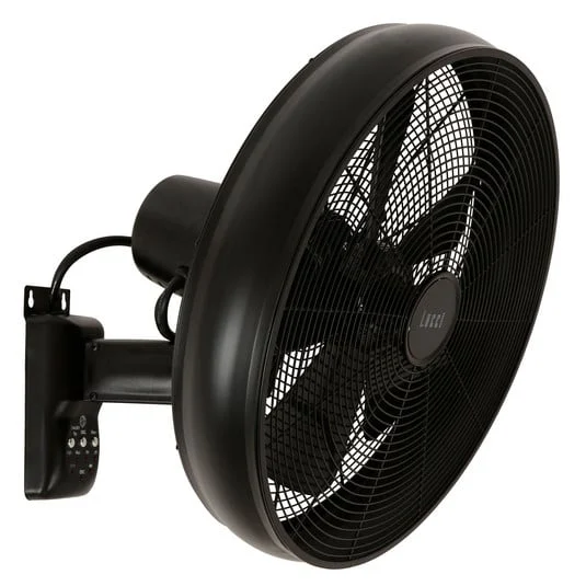 Ventilador de pared Beacon Breeze, negro, Ø 41 cm, silencioso