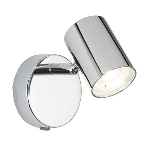 Aplique LED Rollo, cromo con interruptor