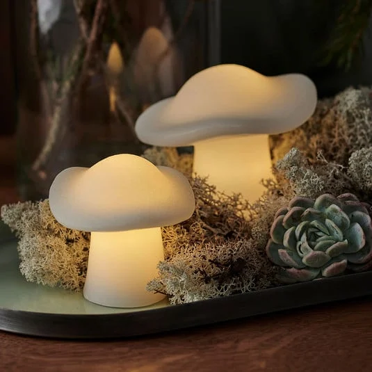 Lámpara decorativa LED Mushroom set de 2
