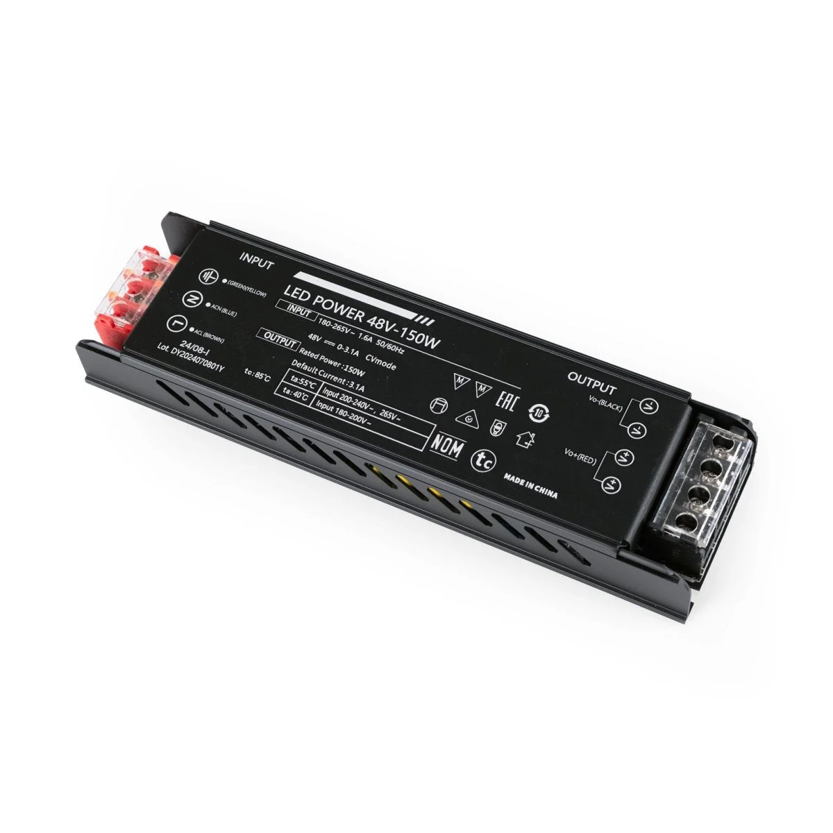 Fuente de alimentación 150W 48V - 3.1A - Alta eficiencia - IP20