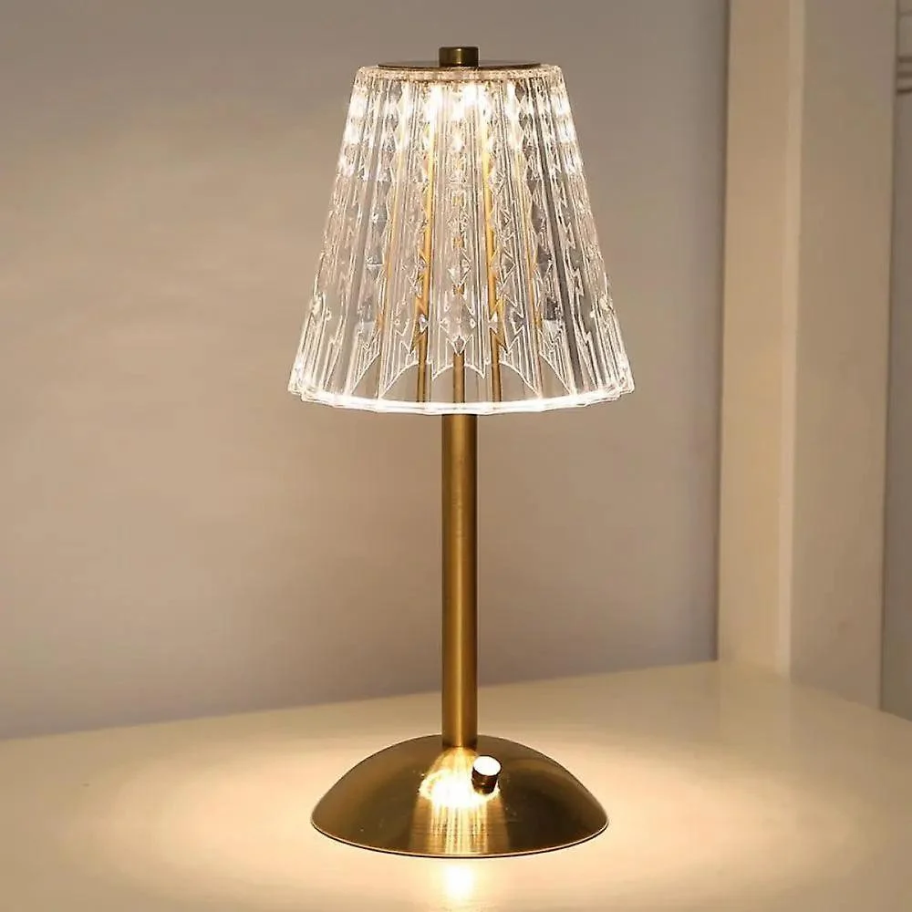 CristalÉpoca – Lámpara de Mesa con Encanto Retro