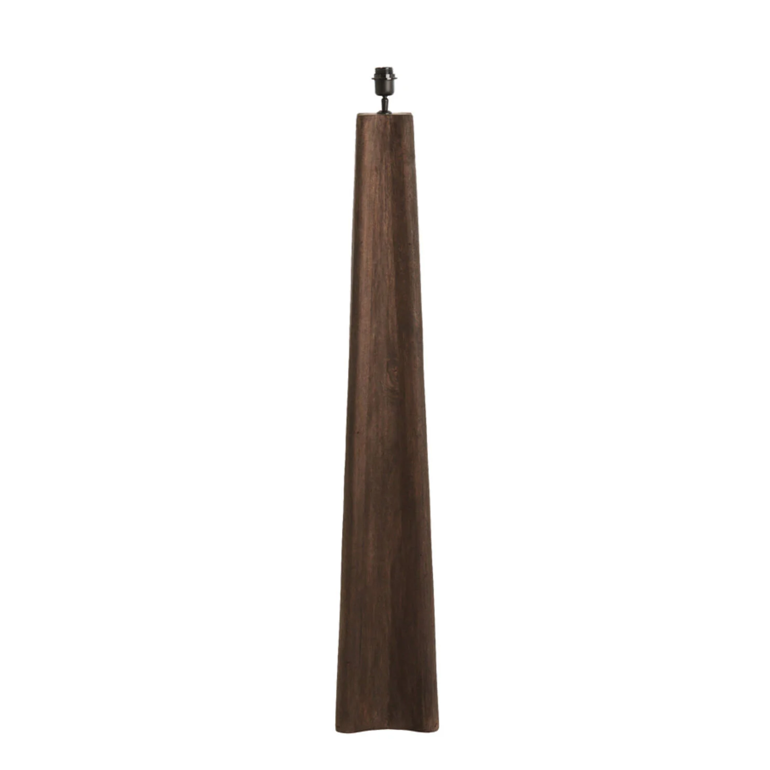 Base de lámpara de madera marrón oscuro Light & Living Navelli