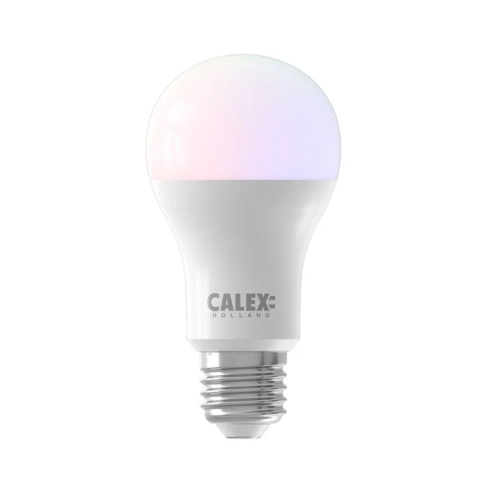 Calex Smart Tuya Wifi E27 Pera 8.5W 806lm - 822-840 Ajustable Blanco | RGBW - Regulable - Reemplazo 60W
