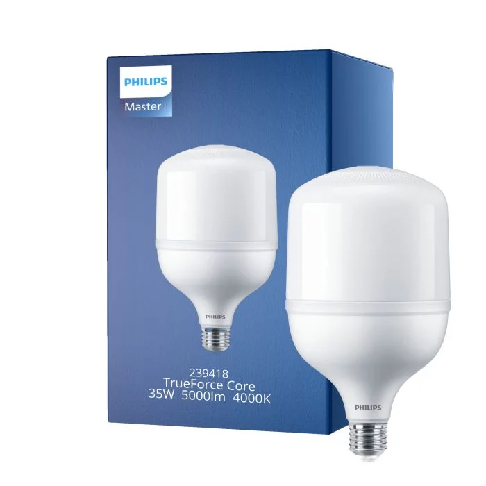 Philips TrueForce Core LED E27 HPL/HPI/SON G3 Mate 35W 5000lm 180D - 840 Blanco Frio | Reemplazo 125W