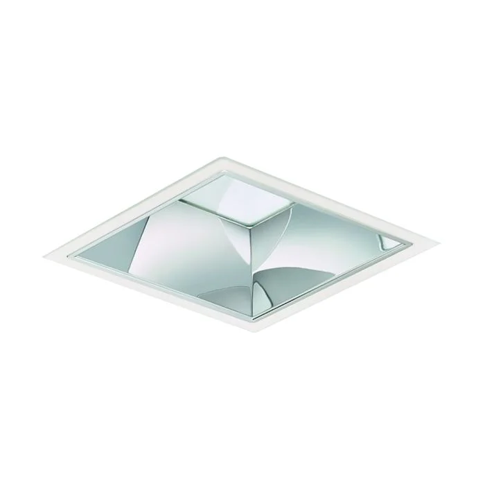 Philips Downlight LED LuxSpace Cuadradod DN572B 20.9W 2600lm 80D - 840 Blanco Frio | 214mm - Aluminium Reflector - Zigbee Regulable - Luz de emergencia 3 horas