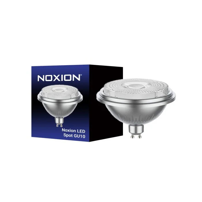 Noxion Foco LED GU10 AR111 7.5W 530lm 40D - 927 Luz muy Cálida | Mejor reproducción de color - Regulable - Reemplazo 50W