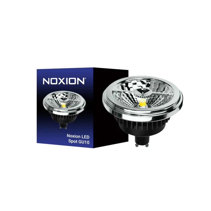 Noxion Lucent Foco LED GU10 AR111 15W 780lm 40D - 927 Luz muy Cálida | Mejor reproducción de color - Regulable - Reemplazo 75W