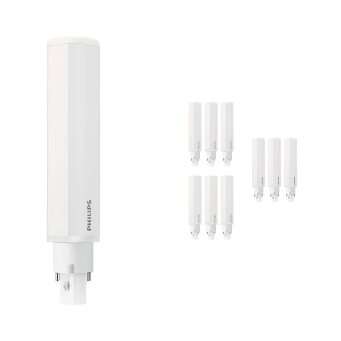 Multipack 10x Philips Corepro PL-C LED 8.5W 950lm - 830 Luz Cálida | 2-Pines - Reemplazo 26W