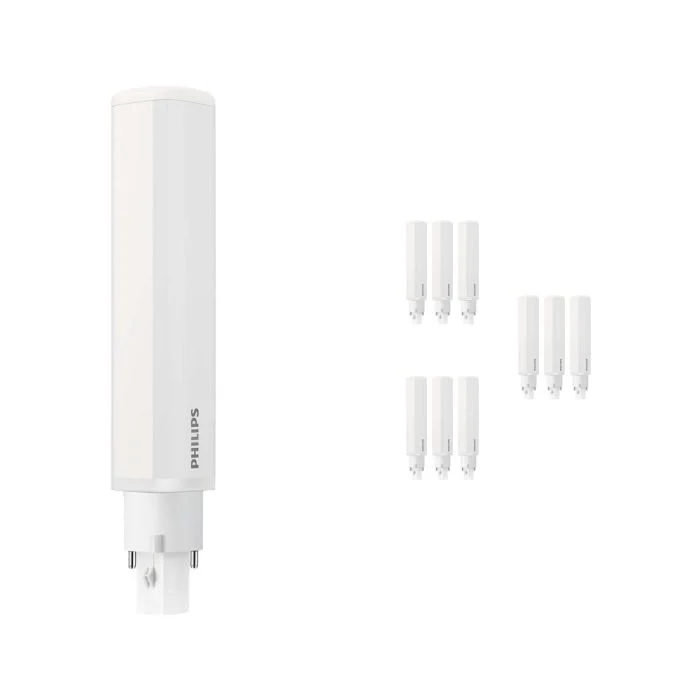 Multipack 10x Philips Corepro PL-C LED 8.5W 900lm - 840 Blanco Frio | 2-Pines - Reemplazo 26W
