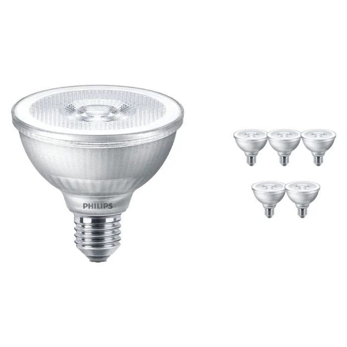 Multipack 6x Philips Classic LED Spot E27 PAR30S 9W 830 25D (MASTER) | Regulable - Reemplazo 75W