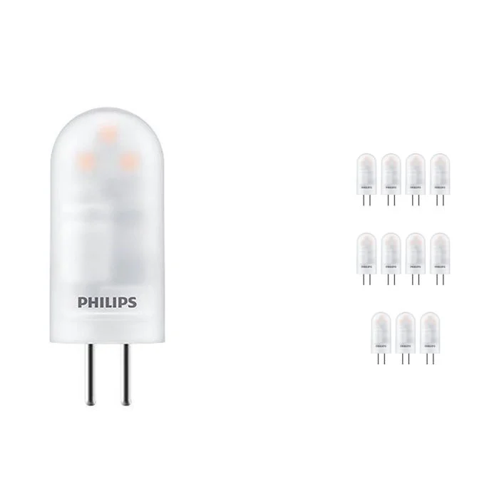 Multipack 12x Philips Corepro LED Capsule G4 1.8W 205lm - 827 Luz muy Cálida | Reemplazo 20W