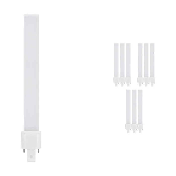Multipack 10x Ledvance Dulux S LED 6W - 830 Luz Cálida | 2-Pines - Reemplazo 11W