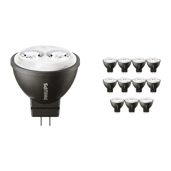Multipack 12x Philips Master LED Foco GU4 MR11 3.5W 200lm 24D - 827 | Reemplazo 20W