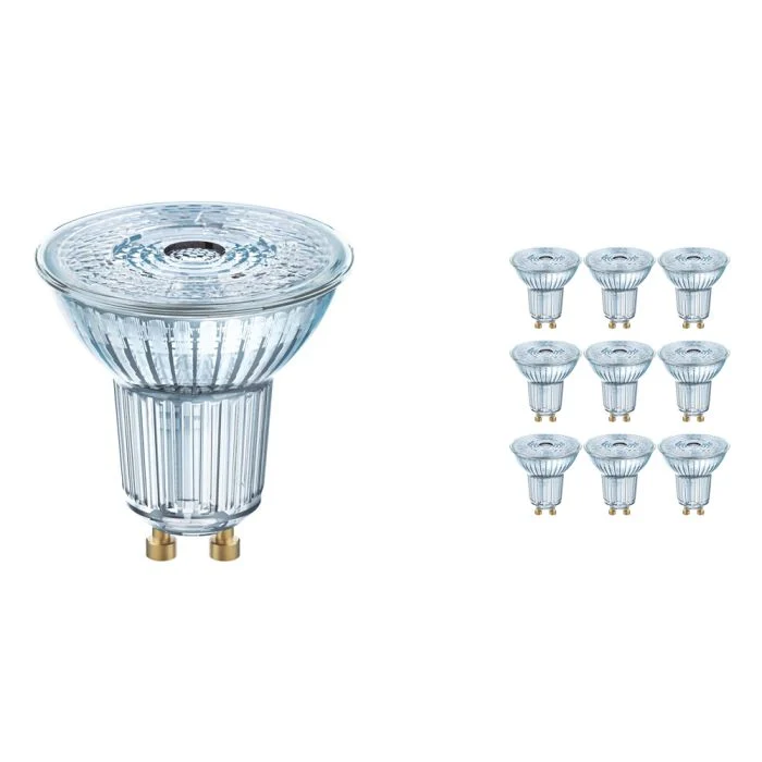 Multipack 10x Osram Parathom LED GU10 Spot Clara 3.4W 230lm - 930 Luz Cálida | Regulable - Mejor reproducción de color - Reemplazo 35W