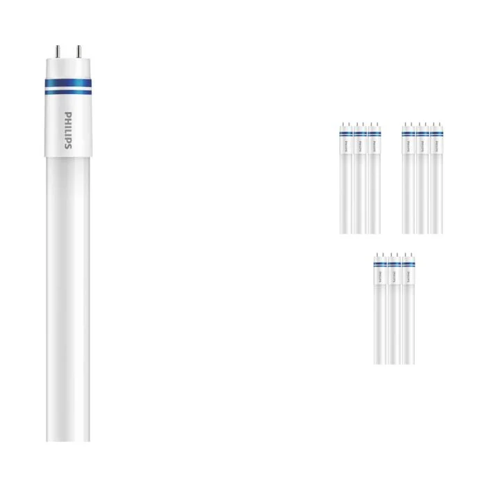 Multipack 10x Philips Tubo LED T8 MASTER (HF) Ultra Output 24W 3400lm - 830 Luz Cálida | 150cm - Reemplazo 58W