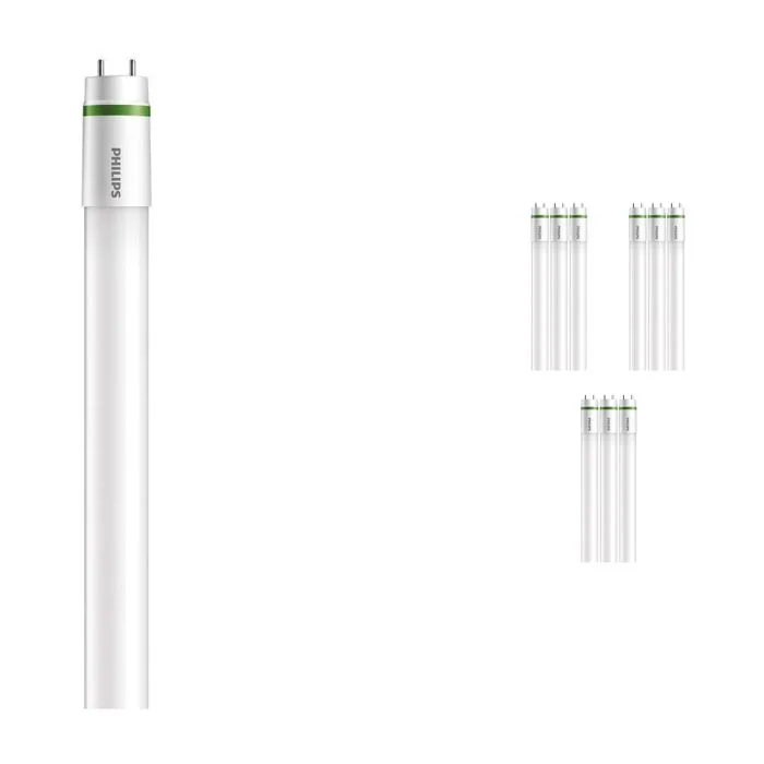 Multipack 10x Philips Tubo LED T8 MASTER (EM/Mains) Ultra Efficiency 21.5W 3700lm - 840 Blanco Frio | 150cm - Reemplazo 58W