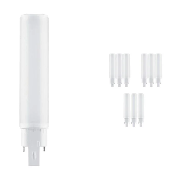 Multipack 10x Osram Dulux D/E LED G24Q-3 10W 830 | Luz Cálida - 4-Pines - Reemplazo 26W
