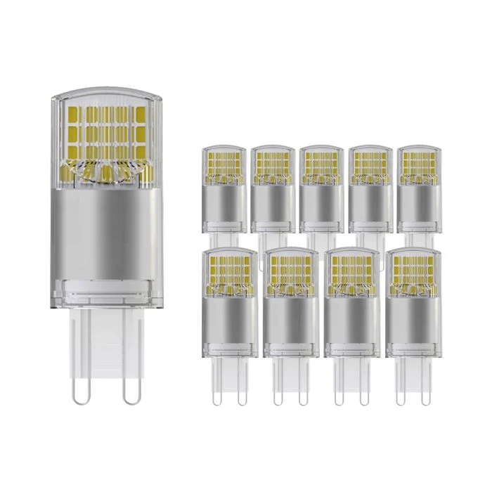 Multipack 10x Noxion Bolt LED Capsule G9 3.5W 350lm - 827 Luz muy Cálida | Regulable - Reemplazo 30W