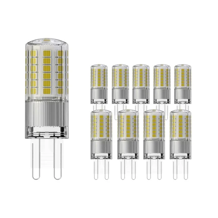 Multipack 10x Noxion Bolt LED Capsule G9 4.8W 600lm - 827 Luz muy Cálida | Reemplazo 50W