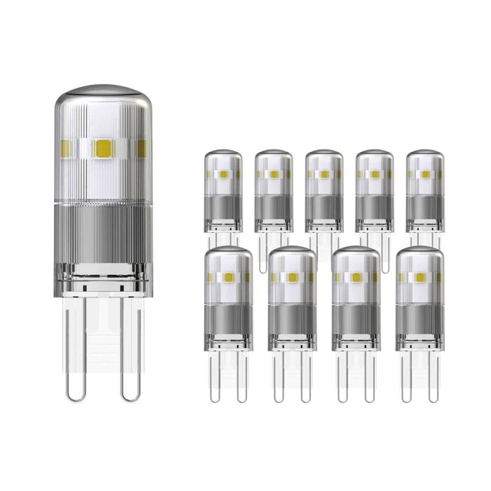 Multipack 10x Noxion Bolt LED Capsule G9 1.9W 200lm - 827 Luz muy Cálida | Reemplazo 20W